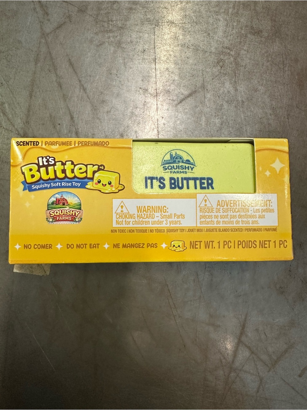 It's Butter Scented Yellow Squishy Toy